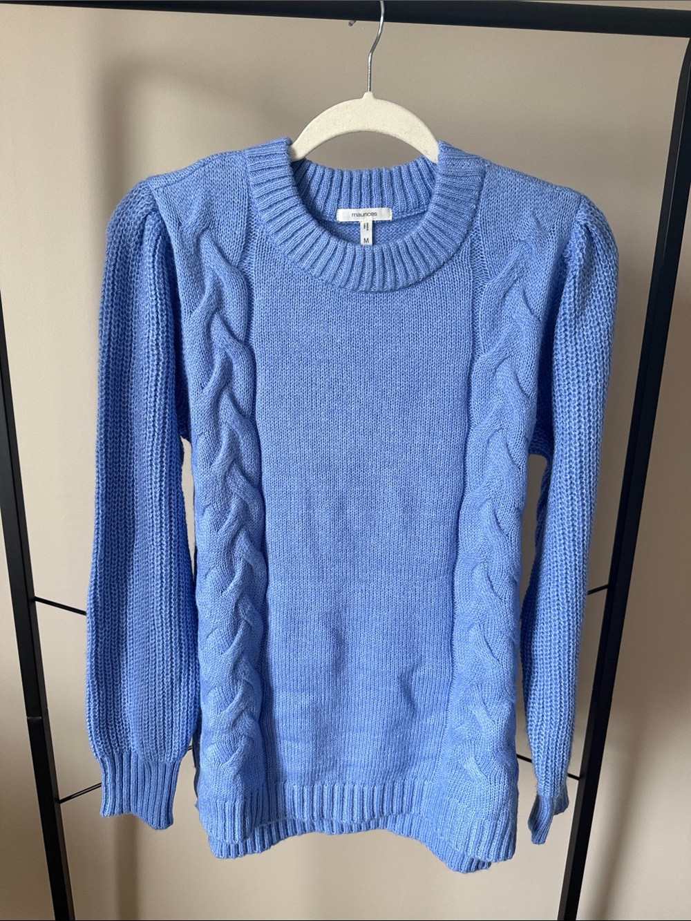 Maurices Cable-Detail Crewneck Sweater
